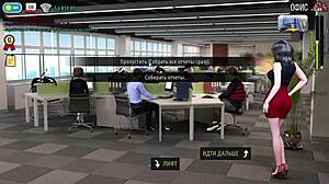 In Fashion Business Ep3 Deel 25, MILF Krijgt Rough MMF Actie, Haar Kutje Neemt Sperma Terwijl Ze Haar Likken