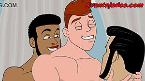 Anime Skog Gay Perverts Utforskar Djupa Skogar Med Vilda Möten