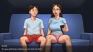 Summertime Saga - Soroastră Vitregă Dorește Futut Tare După Întâlnire cu Jenny