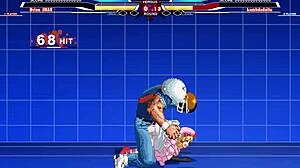 Brian taistelee Lambdaa vastaan intensiivisessä maksetussa hahmoanime-kohtauksessa