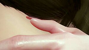 熟女 ミルフ が 若い アジアン マ○コ を 貪り食う、3D ポルノ アニメーション で