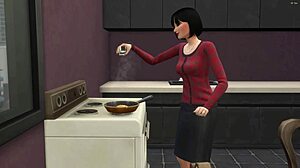 Japonská nevlastní máma přistihne nevlastního syna při masturbaci v pokoji, zhorší se a přidá se k divoké akci. Je to čistý asijský nevlastní rodinný chaos!