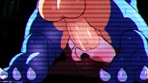 Gila furry hmv dengan tetek besar dan batang monster hentam liar