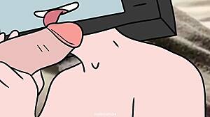 Γεια, η γυναίκα της τηλεόρασης πιπιλίζει τον cameraman ενώ εκείνος ανταποδίδει! Rule 34!