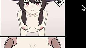 Jeg er besatt av denne kurvede robotjenta i 3D-spill ep 1, creampie på veggen!