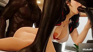 Widziałeś Bayonettę w Dzikim 3D Hentai Akcji?