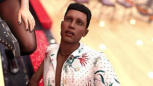 Жизнь в округе Санта Часть 8 - Жесткий трах в жопу с сиськастой милфой