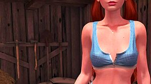 Ryšavka podvádza s veľkým čiernym kohútom v medzirasovej anime afére