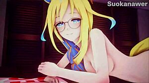 Uma Musume jebe trdo v cowgirl hentai akciji