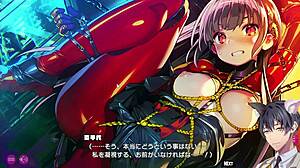 W Grze Anime Dona Dona Odkrywa Gorącą Eroticzną Scenę Razem.