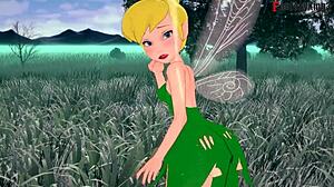 Yo, Tinker Bell Er Vokset Op, Så Jeg Fucked Hendes Mens En Anden Fe Så På.