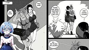 Malam gadis 2 bareng aksi futanari dan payudara besar di game manga