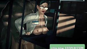 Doktor Dikongkek Kontol Hitam Besar dalam Animasi 3D Liar