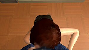 Sleduj, jak sestřenice dává foukání ve třídě