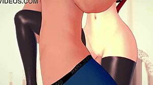 Etna Disgaea γδύνει μπικίνι για ακατέργαστη ακάλυπτη Hentai Δράση