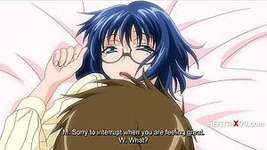 Fata virgină imploră colegul pentru vedere la pulă! Ea ia futut tare după desen - Hentai!