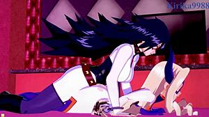 Очако Урарака, Мт Леди, Миднайт в диком футанари сексе со стариками!