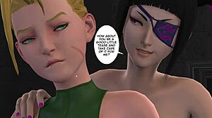 Sexe anal 3D Futa chaud avec fin créampie passionnée