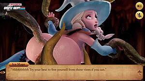 Princess Quest Demo: Kızıl Saçlı Büyük Memeli Hakimiyet Kurar Seksi Aksiyon