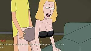 Rick and Morty: เย็ดกลับบ้านกับ Beth, Summer และ Jessica