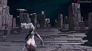 Ultimate Bunny mi pomaga v First Descendant polni Fantasyking3 z velikimi cicami 3D akcijo