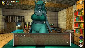 вау, надзиратель жаждет большой хуй Стива в йога штанах для пародии хорникрафт эп 44!