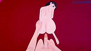 Сугуха Киригая: дикое кончить внутрь в Sword Art Online хентай