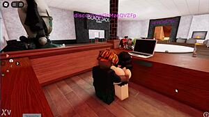 О боже, эта изменяющая девушка из Roblox взяла огромный чёрный член как профи. Дикая штука!