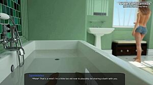 Devica Nedolžna 18-letna Pastorka Sara Seska Pastorku v Kopalnici