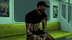 Бюстяшка только что встретила огромный ббк в поезде?