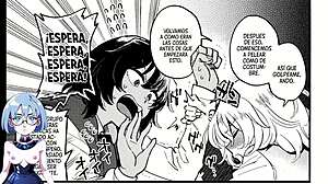 Ando Oshida i przyjaciele dobrze się bawią w grze manga z dużymi cyckami