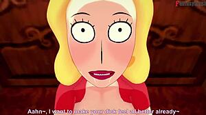Beth Smith Levada pelo Pau do Enteado em POV Livre de Rick and Morty Fantasy