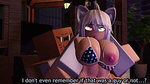 Kedi Kız Ateş Böcekleri Öncesi Sert Sike Aç