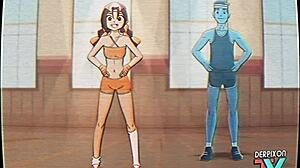 Ери-чан, хоћеш ли да тренирамо код куће данас са мном?