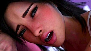 Baise cul brutale dans la salle de bain avec MILF dans Milfy City Partie 29