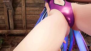 Wow! Cosmic Faith Kostum Kelinci Squirts Close Up Doggy Style VRChat 3D!