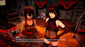 Personaje curbiline se relaxează în Harem Hotel 413.