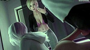 שני תחת מושלם לוקחים זין לבן ענק, לעזאזל! - סצנות אפוקלוסט