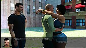 Gameplay complet de l'affection excitante d'Anna dans l'orgie partie 19