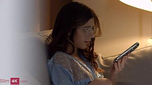 Меган Глок в горячем трио с бойфрендом и его другом