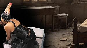 ウェンズデーとシングがハロウィンでフェラチオを楽しむフルビデオ。コスチュームと家族パロディがレッドでファンタジーを生き生きさせる！