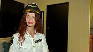 Policajtka sa tvárila drsne, tak som ju tvrdšie vyjebal