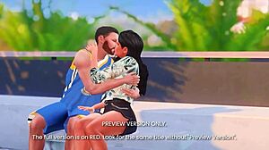 Courtside passion forhåndsvisning - naughty 3D hentai animation