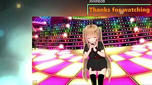 Massive patter JK pige bliver grobet hårdt i 3D anime hentai spil