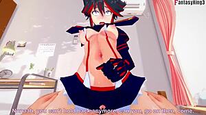 ryuko matoi follando duro en kill la kill, joder estoy obsesionado