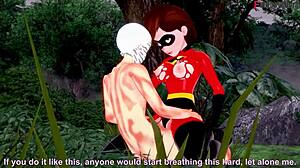 엘라스티걸이 왜 숲에서 미션 중에 섹스하는 거야? 인크레더블스 풀 무비 확인해!