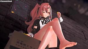 니콜 데마라 ZZZ 애니메이션에서 빅 tits 분수 사방에 터뜨려