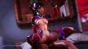 HMV D.VA vastaan WIDOWMAKER kiivassa 3D -kohtauksessa