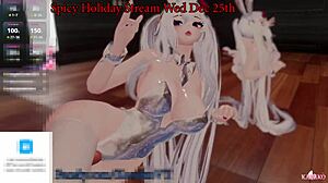 Kanako v Kostumu Zajčka Prosi za Nenehne Vibracije in Jebanje?