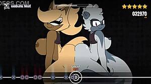 Beatbanger convidados surpresa em ação de jogo furry, uau!